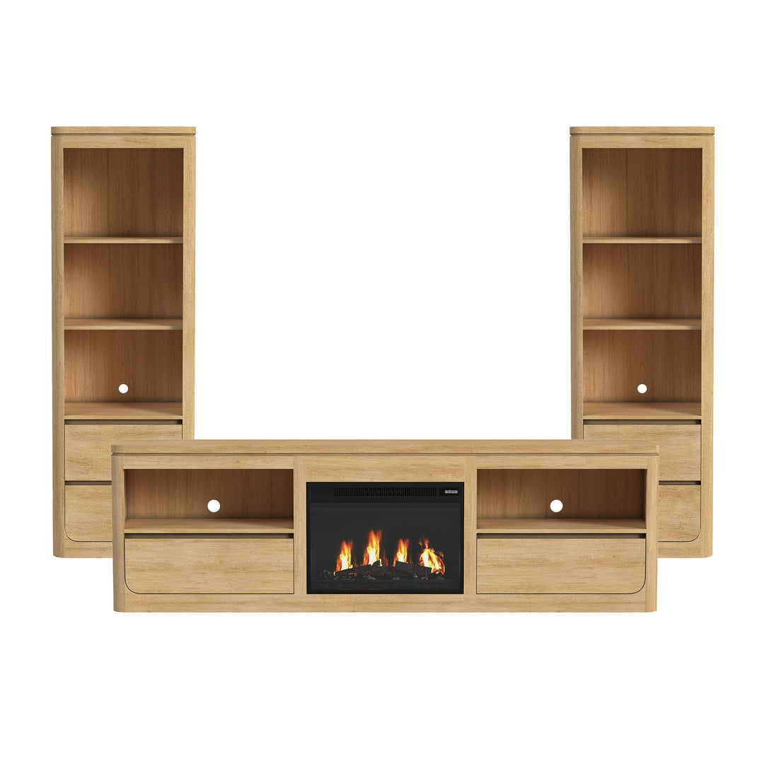 Rosalie - 4 Piece Entertainment Unit With 82" TV Console