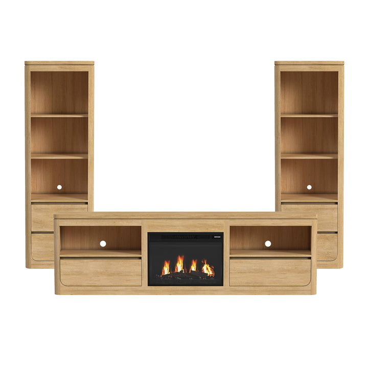 Rosalie - 4 Piece Entertainment Unit With 82" TV Console