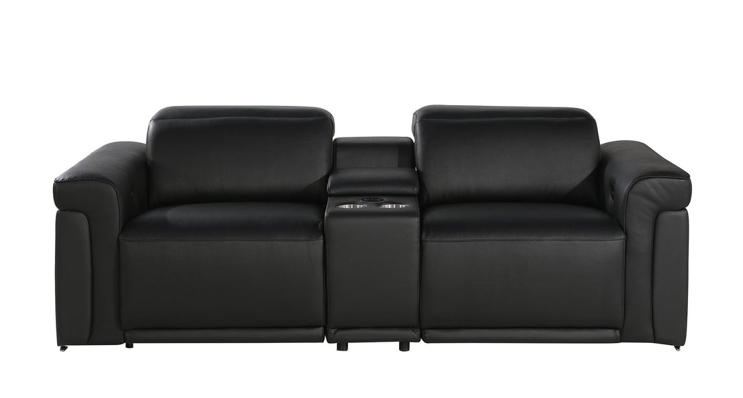 1126 - 3-Piece Modular Power Reclining Loveseat In With 2 Power Recliners &amp; Power Headrests