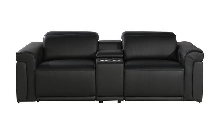 1126 - 3-Piece Modular Power Reclining Loveseat In With 2 Power Recliners &amp; Power Headrests