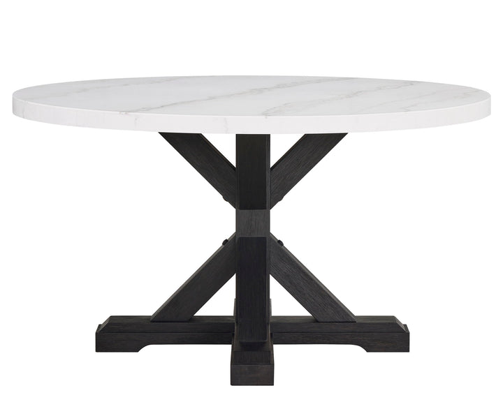 Varley - 5 Piece Dining Room Set - White / Gray