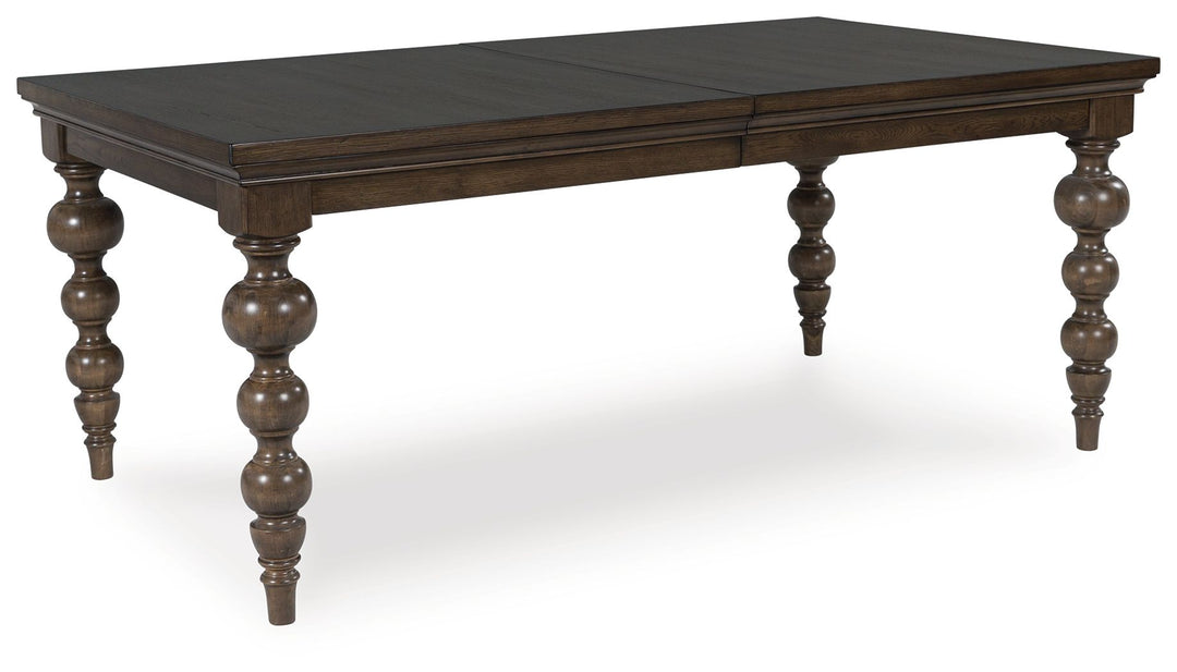 Veramond - Dark Brown - Rectangular Dining Room Extension Table