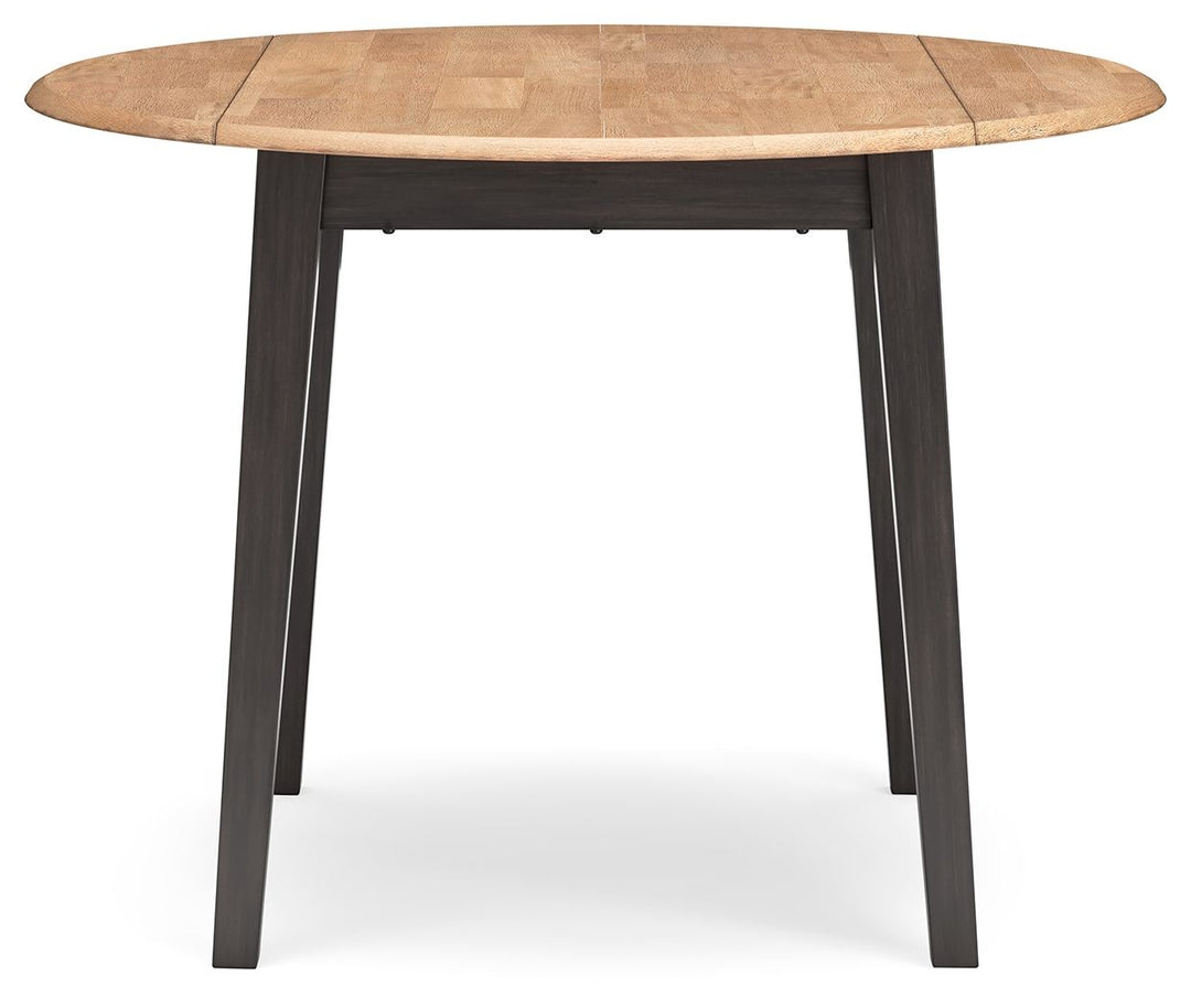 Gesthaven - Round Dining Room Drop Leaf Table Set