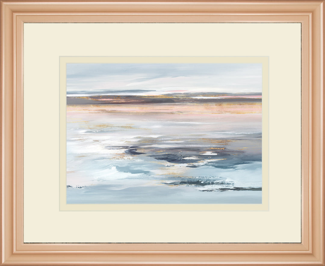 Beyond The Sea By Valeria Mravyan - Framed Print Wall Art - Pink