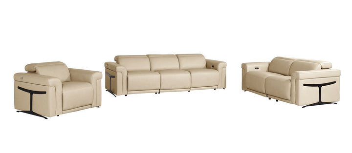 1126 - 6-Piece Modular Power Reclining Sofa, Loveseat &amp; Chair Set In With 5 Power Recliners &amp; Power Headrests
