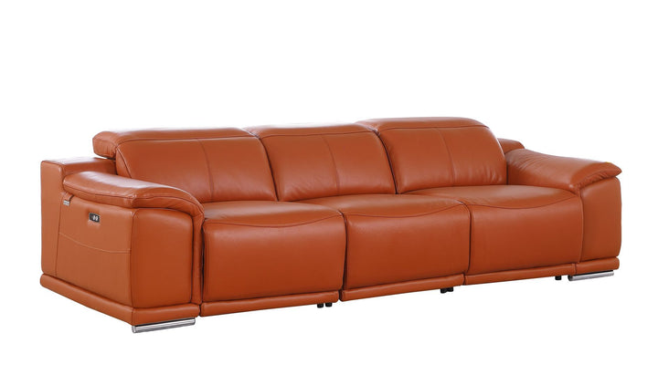 9762 - 7-Piece Modular Power Reclining Sofa, Loveseat And Chair Set With 6 Power Recliners In