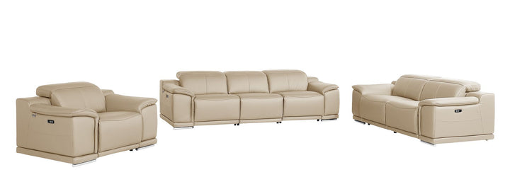 9762 - 6-Piece Modular Power Reclining Sofa, Loveseat And Chair Set With 6 Power Recliners In