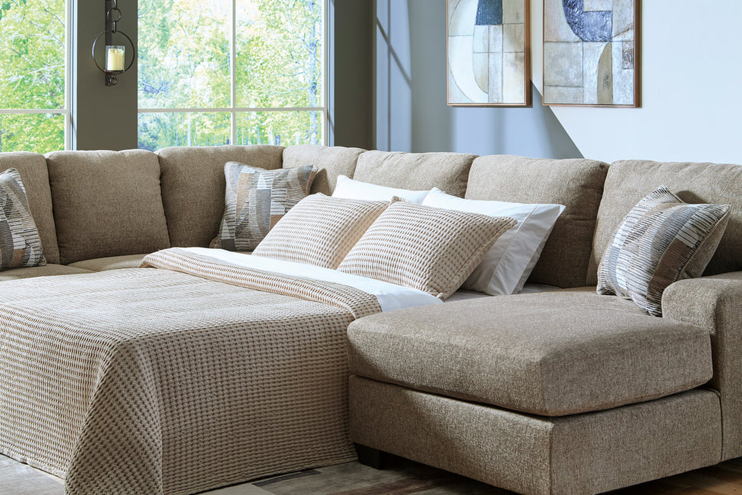 Ashley 484-04  3PC Sectional w/Full Size Sleeper
