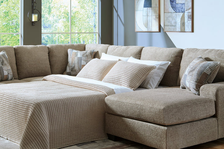 Ashley 484-04  3PC Sectional w/Full Size Sleeper