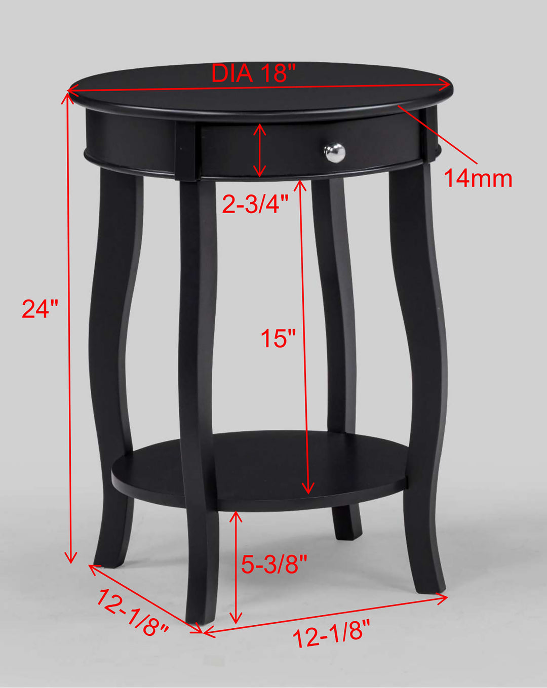 Jacie Chairside Table