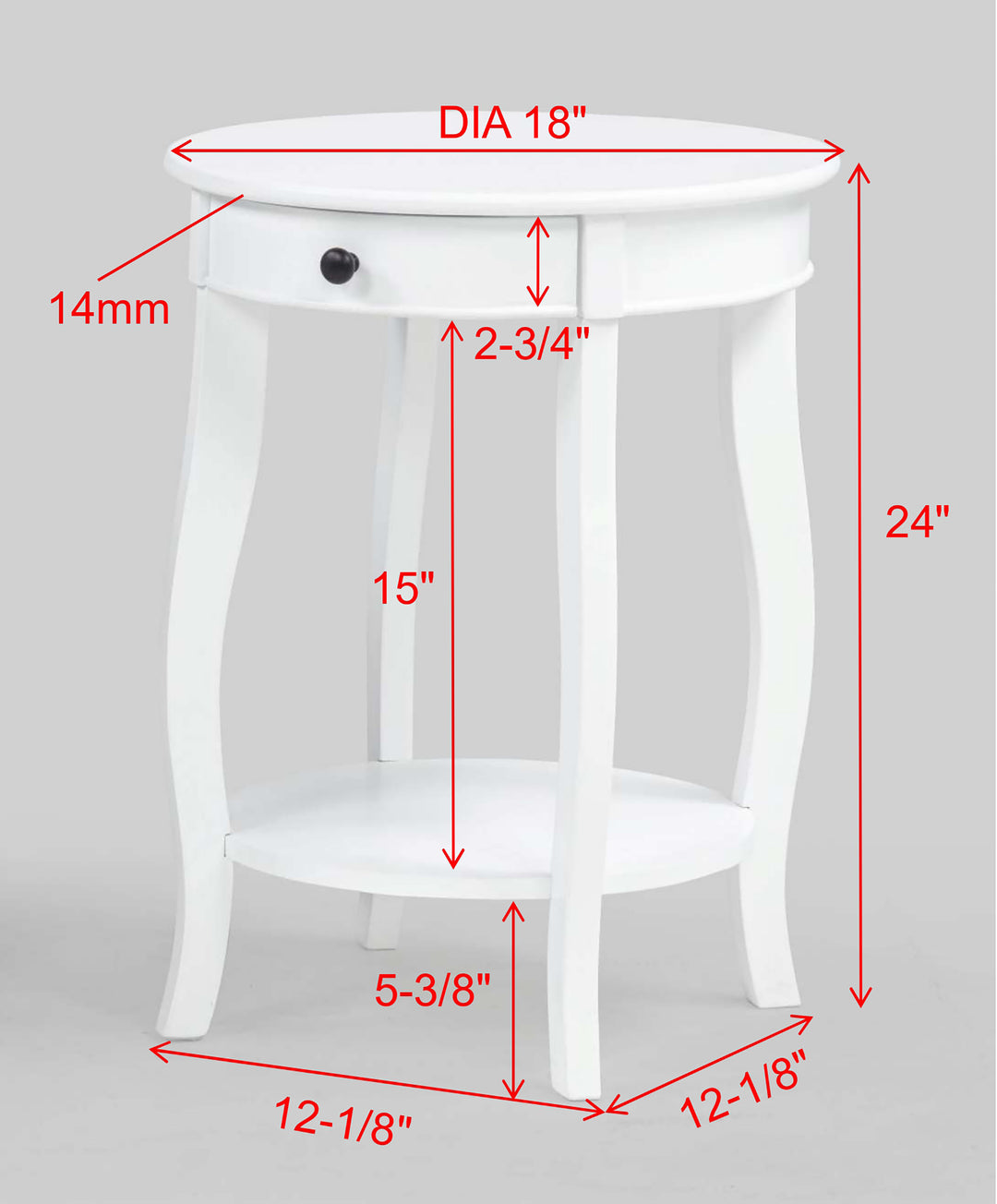 Jacie Chairside Table