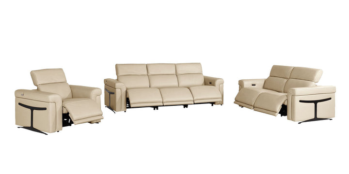1126 - 6-Piece Modular Power Reclining Sofa, Loveseat &amp; Chair Set In With 6 Power Recliners &amp; Power Headrests