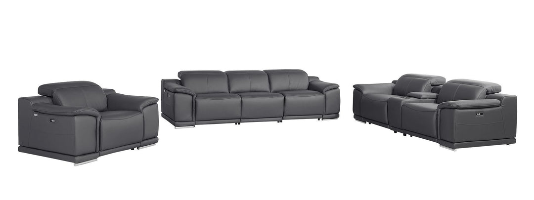 9762 - 7-Piece Modular Power Reclining Sofa, Loveseat And Chair Set With 5 Power Recliners In