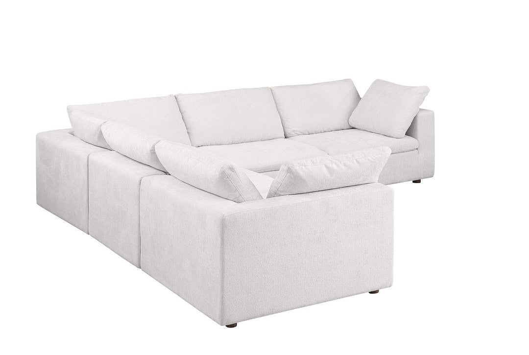 1100 - 5-Piece L-Shaped Sectional - Pearl