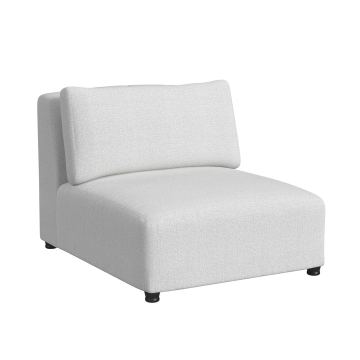 Zandara - 5 Piece Modular Set Sectional With Ottoman - Beige