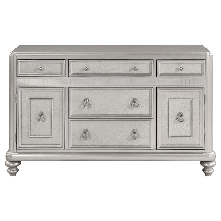 Bling Game - Dining Sideboard Buffet Cabinet - Metallic Platinum