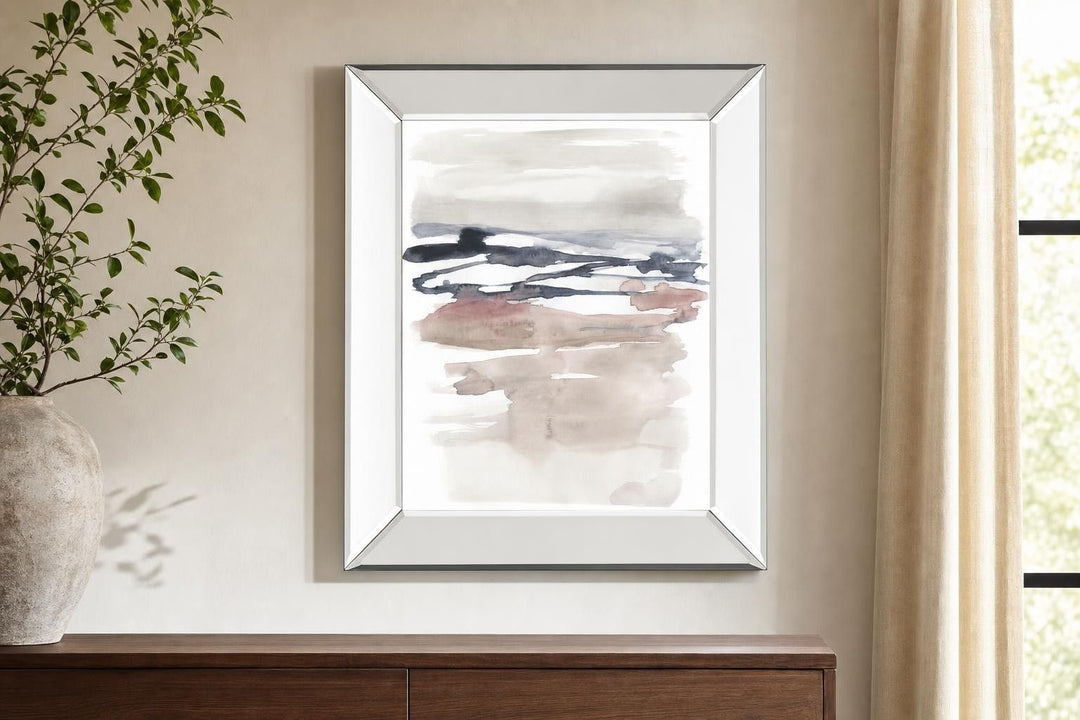 Tiered Horizon Line II By Jennifer Goldberger - Beige