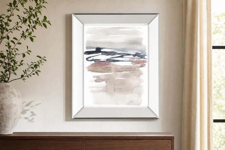Tiered Horizon Line II By Jennifer Goldberger - Beige