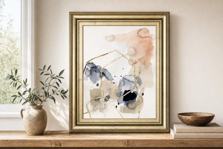 22x26 Syncopate I By Victoria Barnes - Beige