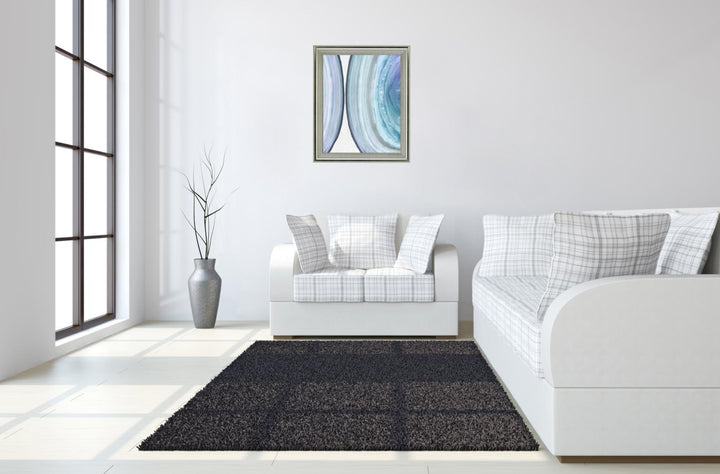 Glacial Veil - 28" x 34" Framed Wall Art