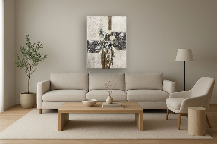 Urban Textures Fusion - 36" x 48" Framed Wall Art