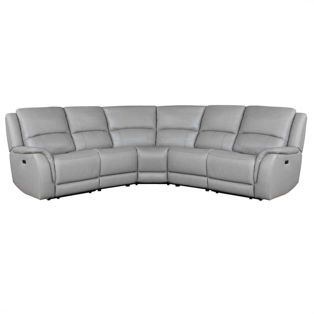 Alexandria - Leather Power Sectional