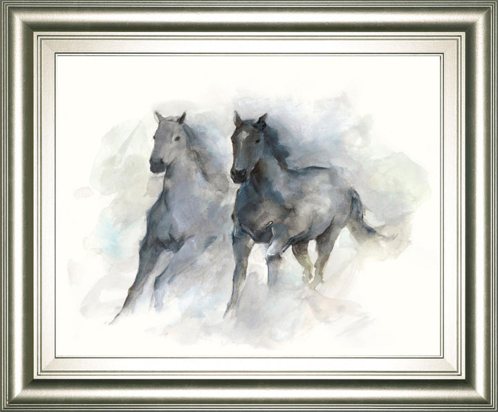 22x26 Run Free II By Ethan Harper - Dark Gray