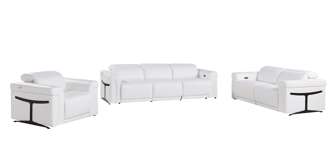 1126 - 6-Piece Modular Power Reclining Sofa, Loveseat &amp; Chair Set In With 6 Power Recliners &amp; Power Headrests