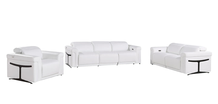 1126 - 6-Piece Modular Power Reclining Sofa, Loveseat &amp; Chair Set In With 6 Power Recliners &amp; Power Headrests