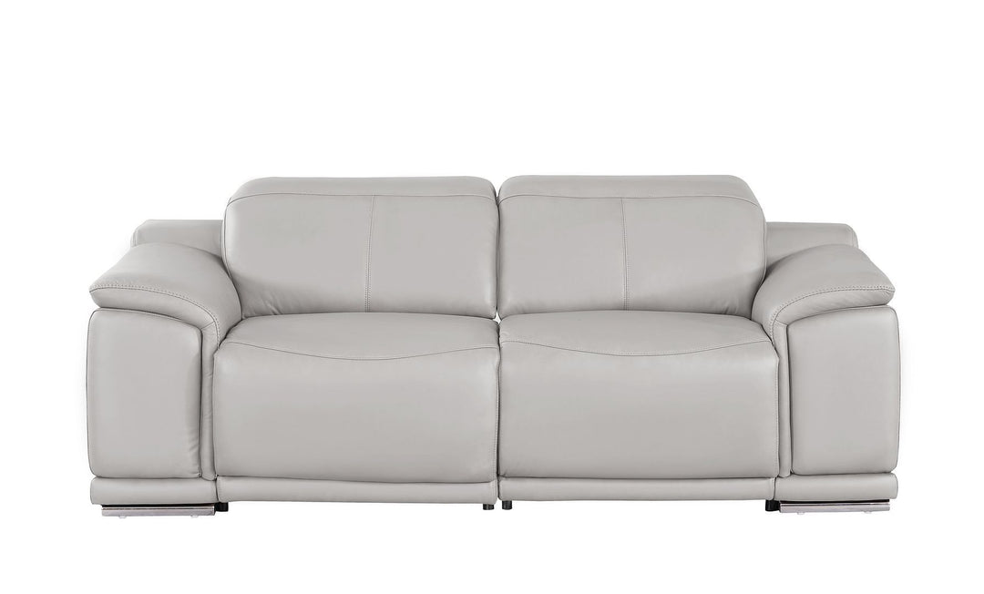 2679 - Genuine Leather Loveseat With Dual Power Recliners