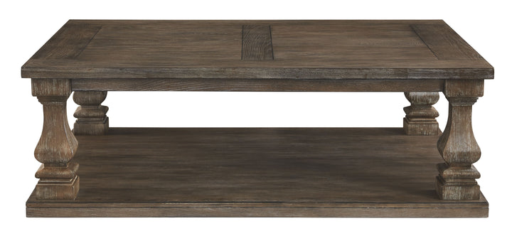 Johnelle - Rectangular Cocktail Table - Gray