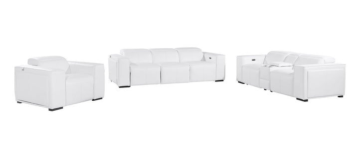 1224 - 7-Piece Modular Power Reclining Sofa, Loveseat &amp; Chair Set In With 5 Power Recliners &amp; Power Headrests
