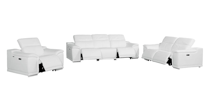 9762 - 6-Piece Modular Power Reclining Sofa, Loveseat And Chair Set With 5 Power Recliners In