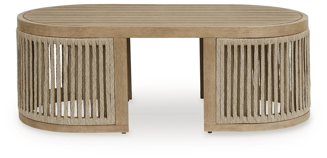Serena Shores - Beige - Rectangular Cocktail Table