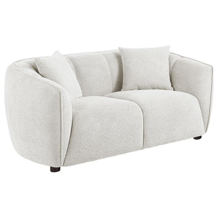 Aleisha 2-piece Fabroc Upholstered Sofa Set Sand