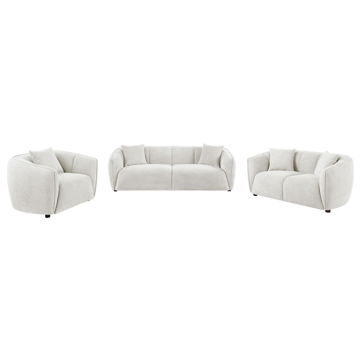 Aleisha 3-piece Fabric Upholstered Sofa Set Sand