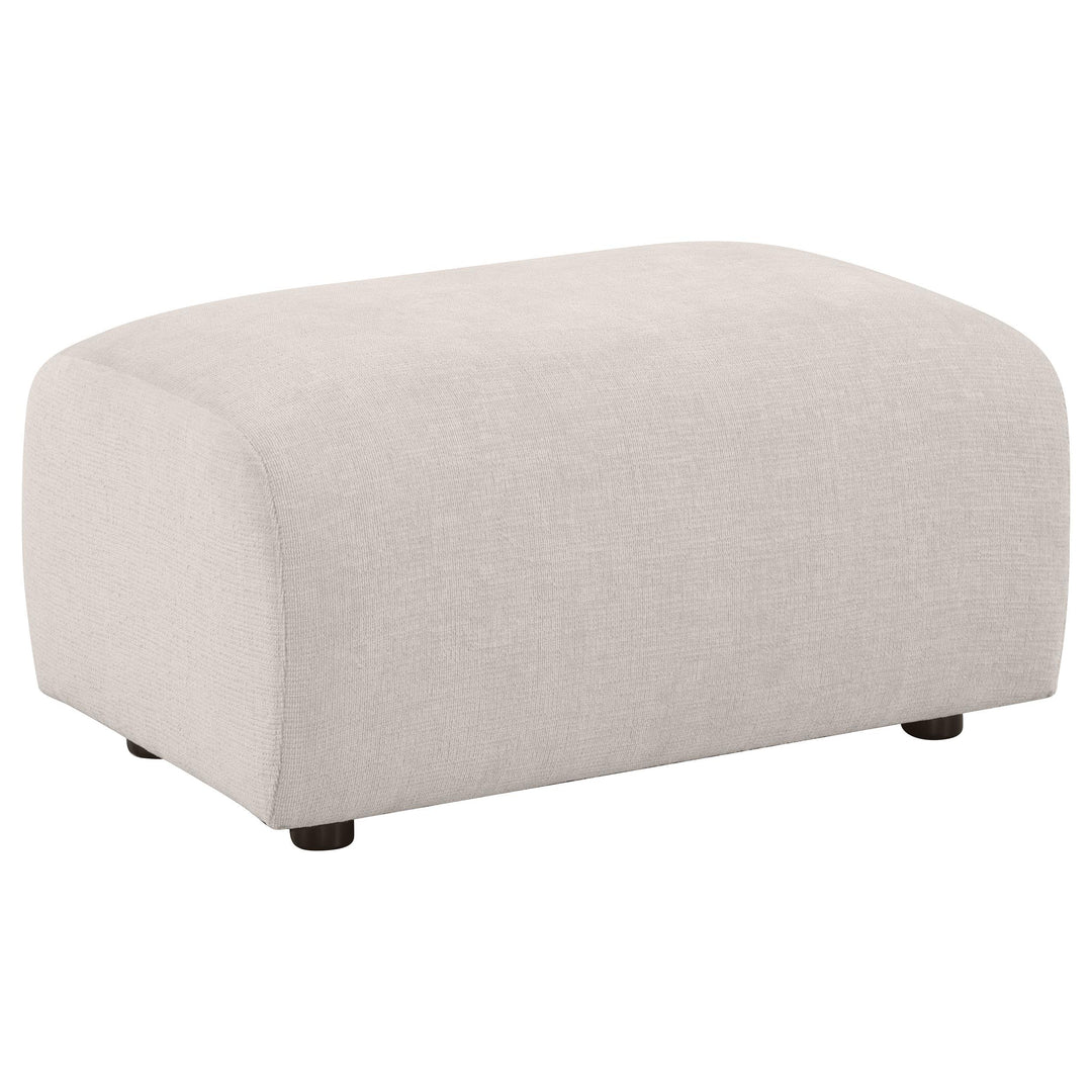 Burnett 4-piece Chenille Upholstered Sofa Set Ivory
