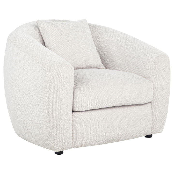 Isabella Fabric Upholstered Accent Chair Sand
