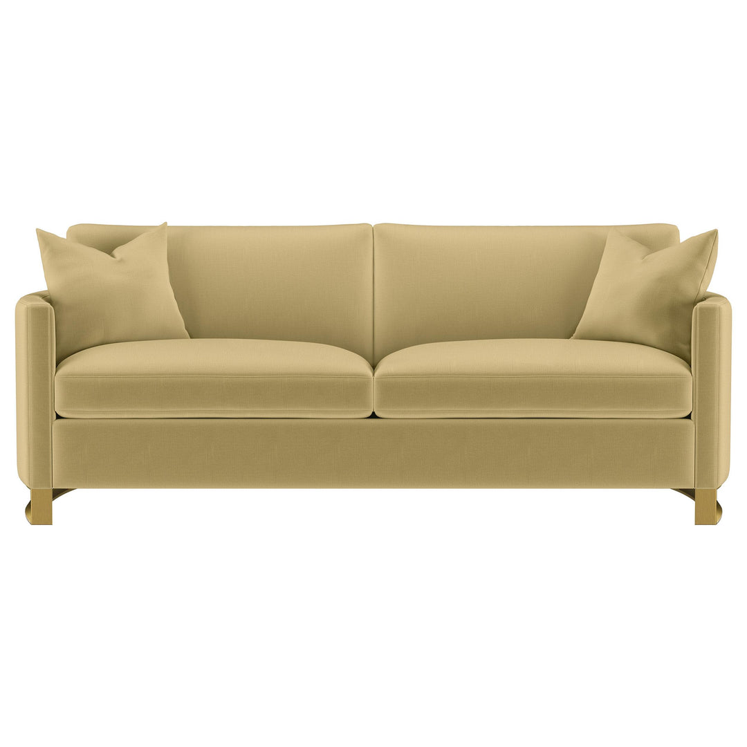 Corliss 2-piece Velvet Upholstered Sofa Set Camel