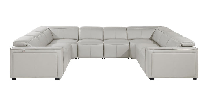 1224 - 8-Piece U-Shaped Sectional Sofa In With 4 Power Recliners &amp; Power Headrests