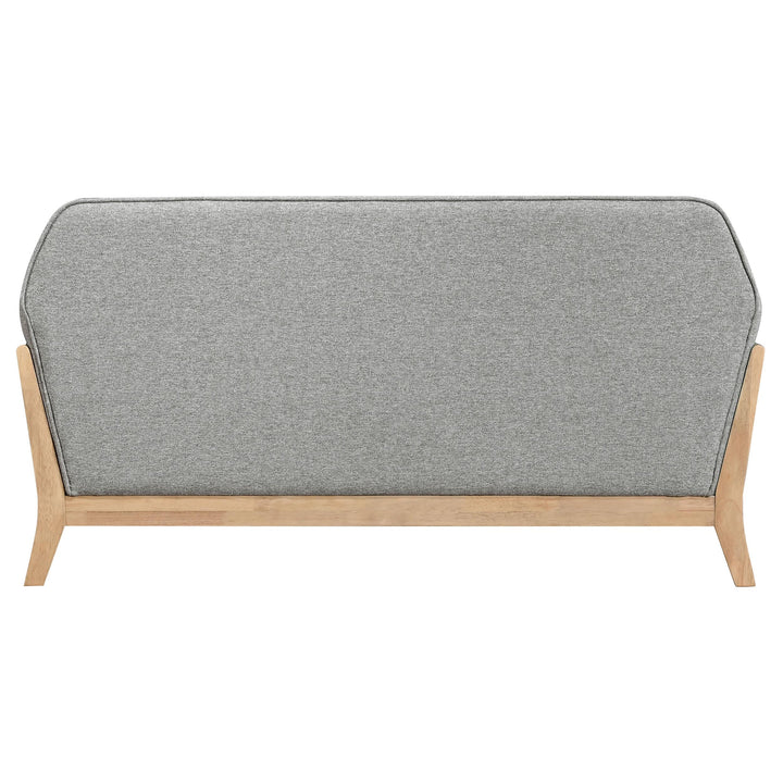 Vaughn Fabric Upholstered Flared Arm Loveseat Grey