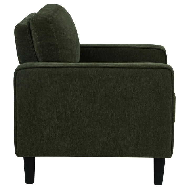 Ruth 3-piece Fabric Upholstered Track Arm Sofa Matcha Green