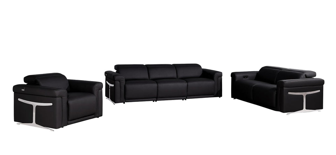1126 - 6-Piece Modular Power Reclining Sofa, Loveseat &amp; Chair Set In With 6 Power Recliners &amp; Power Headrests