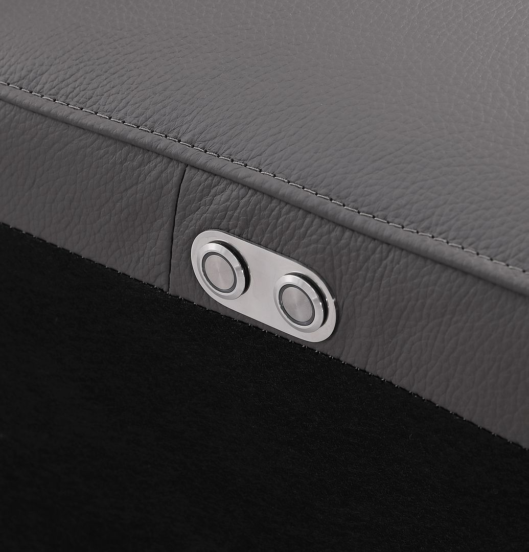 1208 - Leather Reclining Set (Sofa & Loveseat With Four Power Recliners)