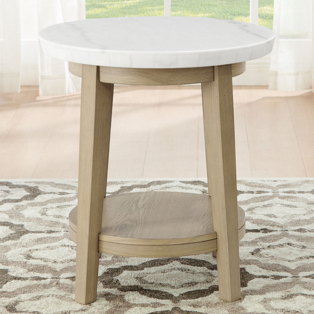 Vida - Marble Top Round Table