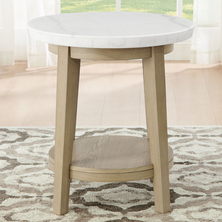 Vida - Marble Top Round Table