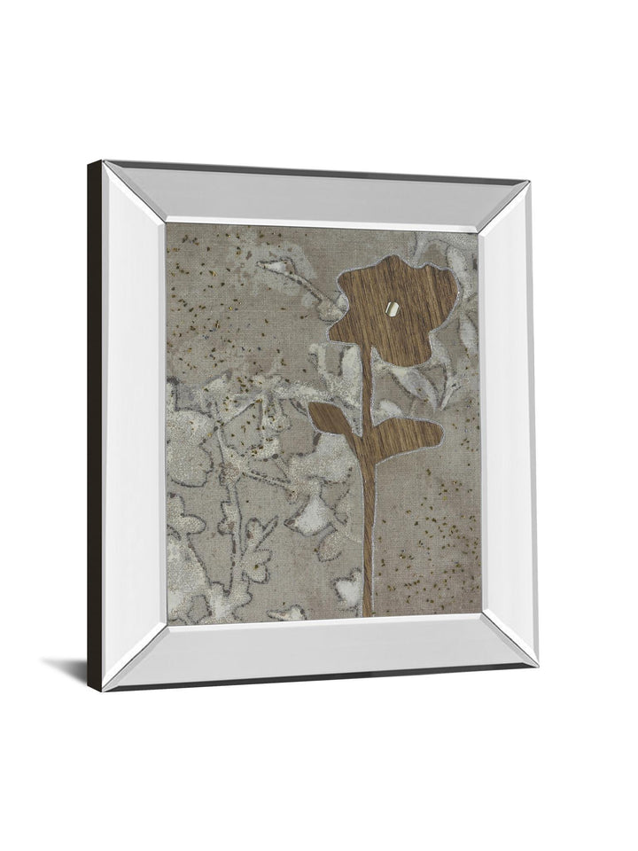 Lift Me Il By Miller - Mirror Framed Print Wall Art - Beige