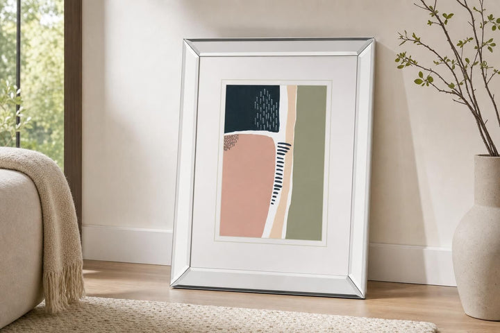 Simple Marks I By Regina Moore - Pink