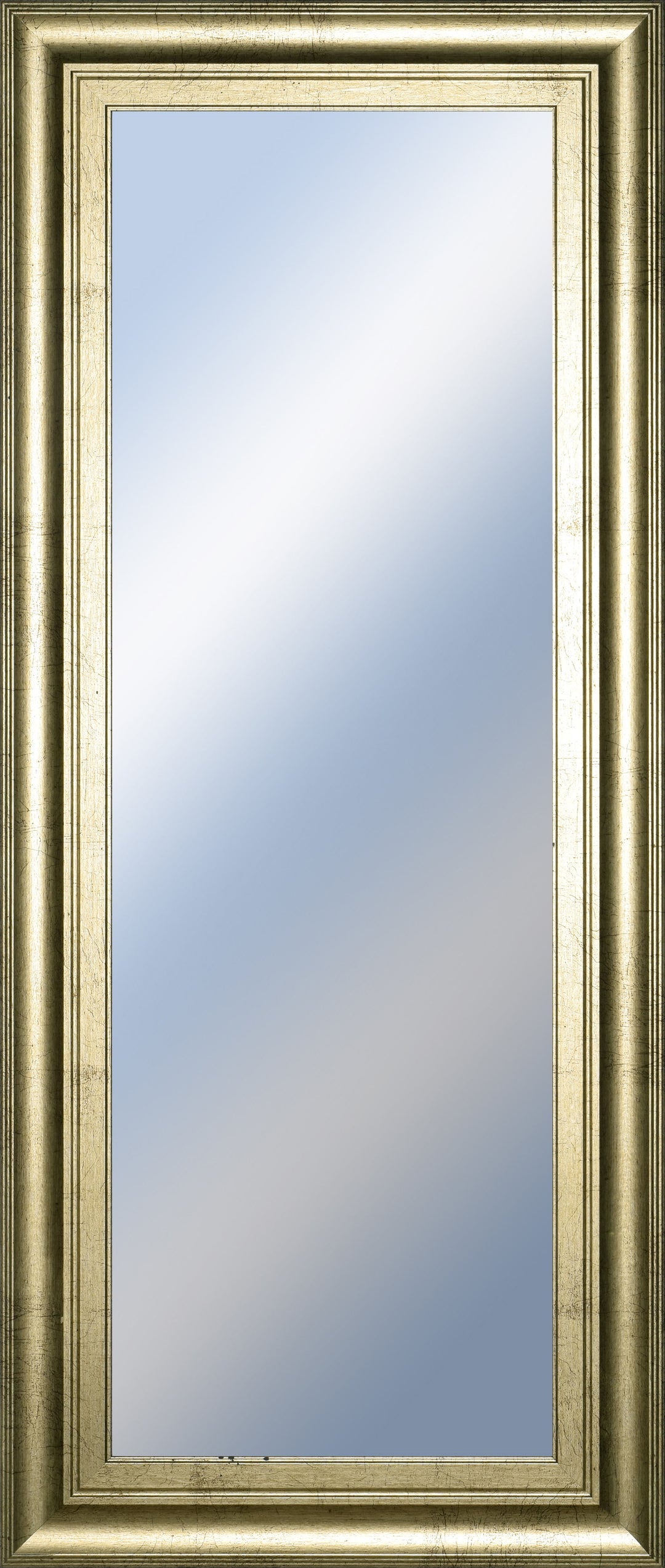 18x42 Decorative Framed Wall Mirror By Classy Art Promotional Mirror Frame #40 - Yellow