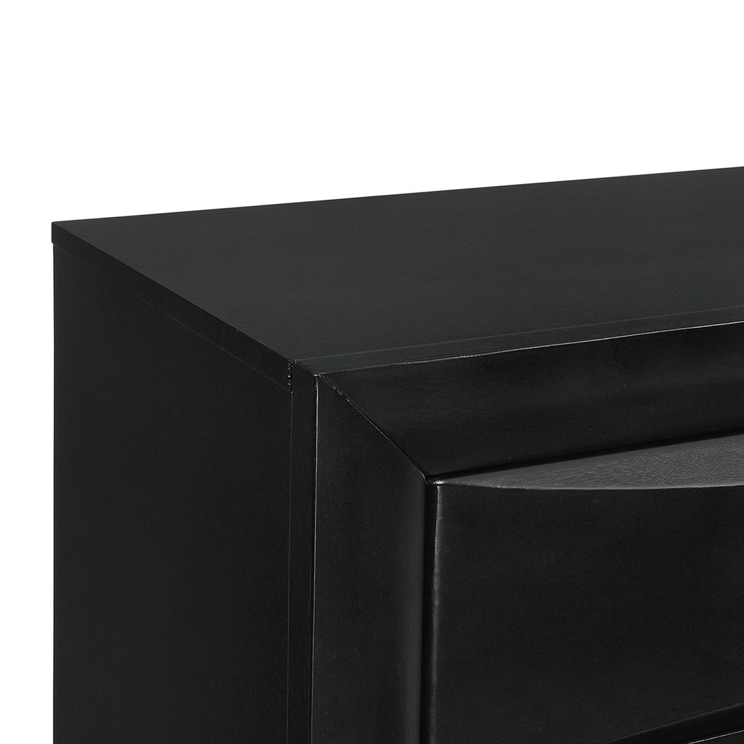 Emily - 5 Drawer Chest - Black